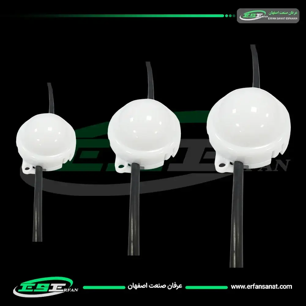 پوینت لایت پیکسل 4 سانتی به همراه سیم روکش دار
