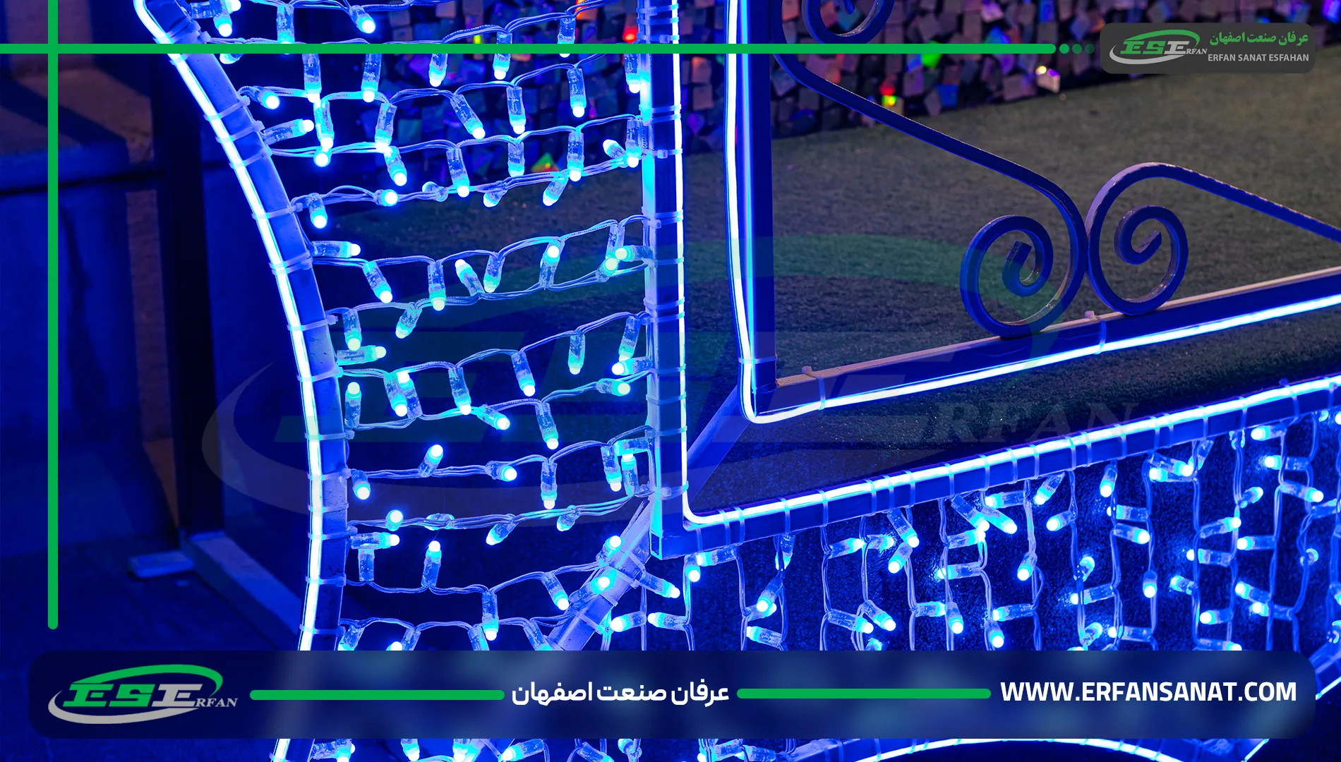 ریسه ال ای دی انگشتی از نمای نزدیک