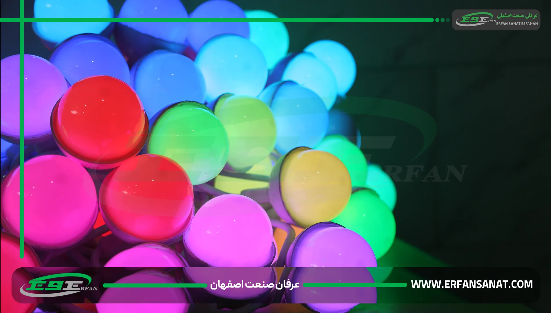ریسه فندقی LED ضد آب در پروژه‌های نورپردازی شهری