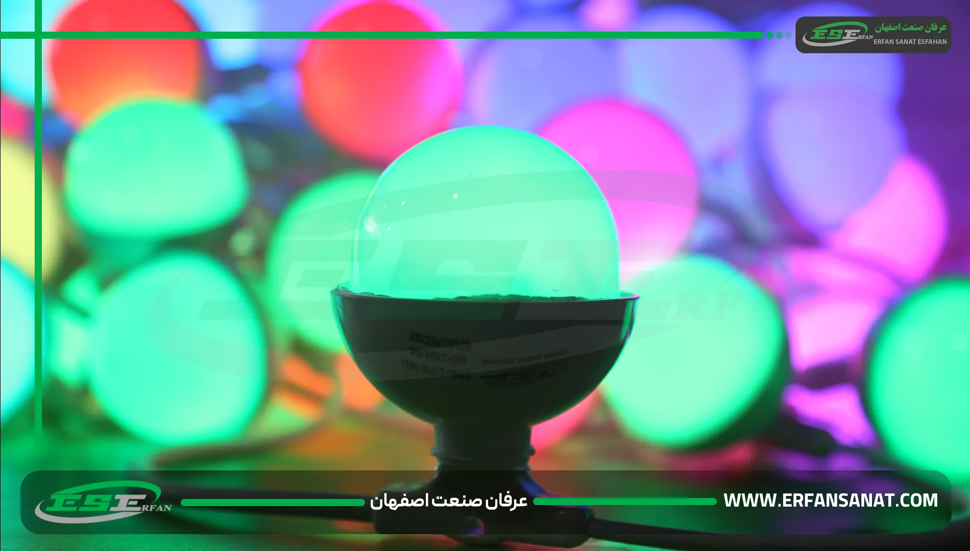 نورپردازی با ریسه مدل فندقی LED ضد آب