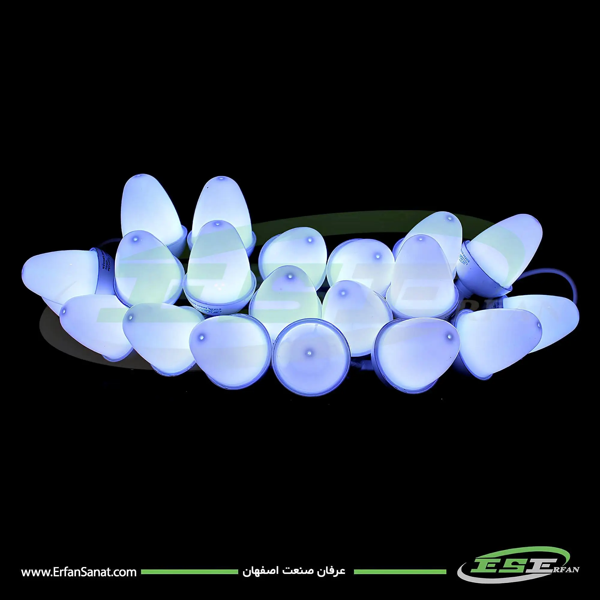 تصویر ریسه بلوطی تک رنگ